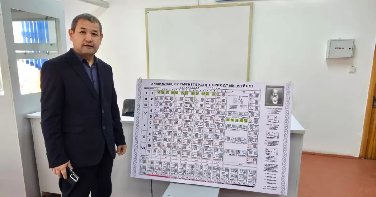   Менделеев кестесі: мектеп мұғалімі QR-код арқылы химия пәнін оқытудың жаңа әдісін ойлап тапты   