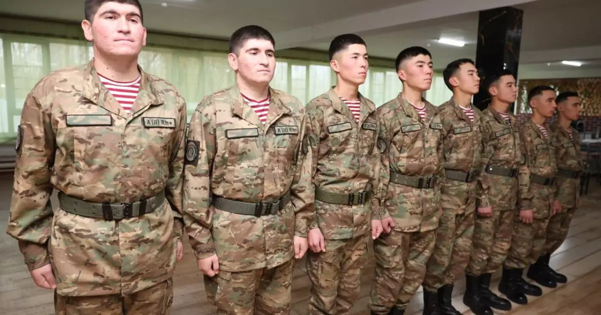  Таразда Ұлттық ұлан қатарында төрт егіз жұп қызмет етіп жүр 