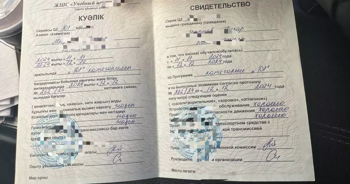  Ақтөбе облысында құжаттарды заңсыз рәсімдеу дерегі анықталды 