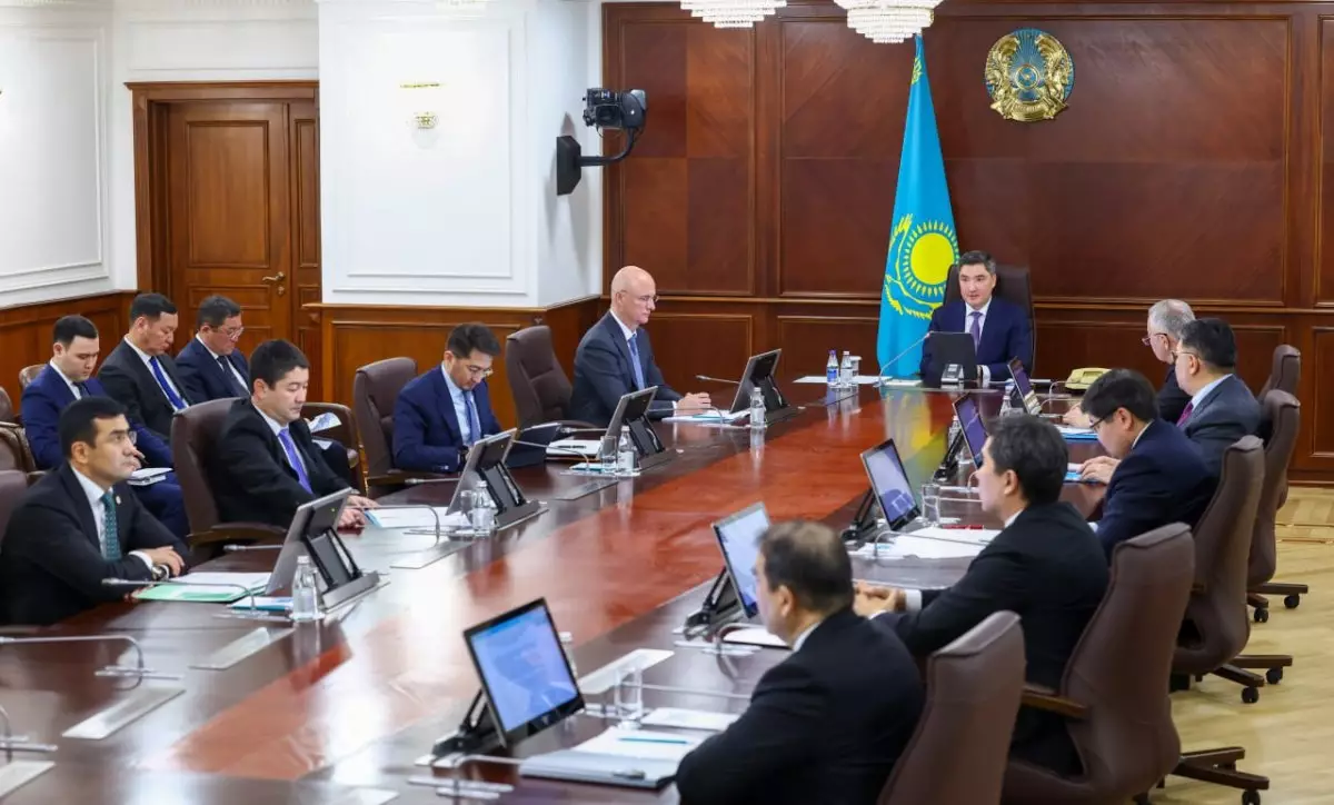 Үкімет отырысы: Олжас Бектенов Бухгалтерлер одағының ұсынысын қолдады