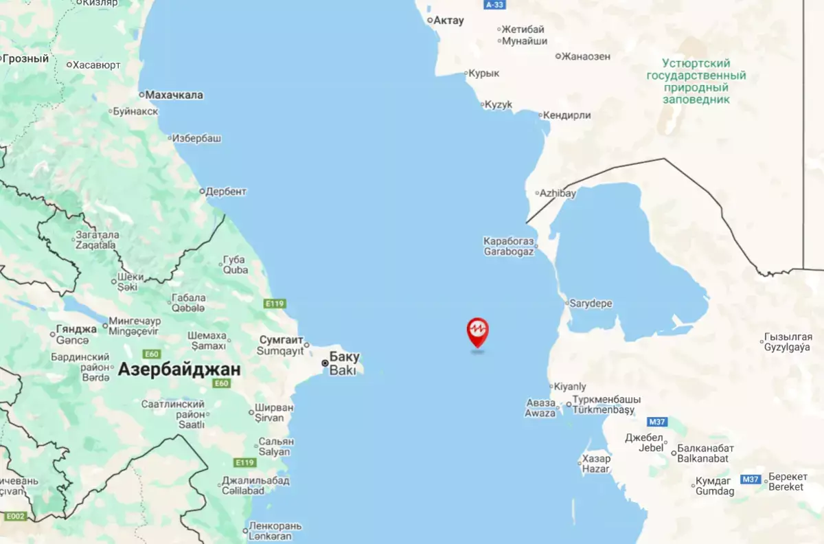 В Каспийском море произошло землетрясение - новости на Lada.kz 23.12.2025