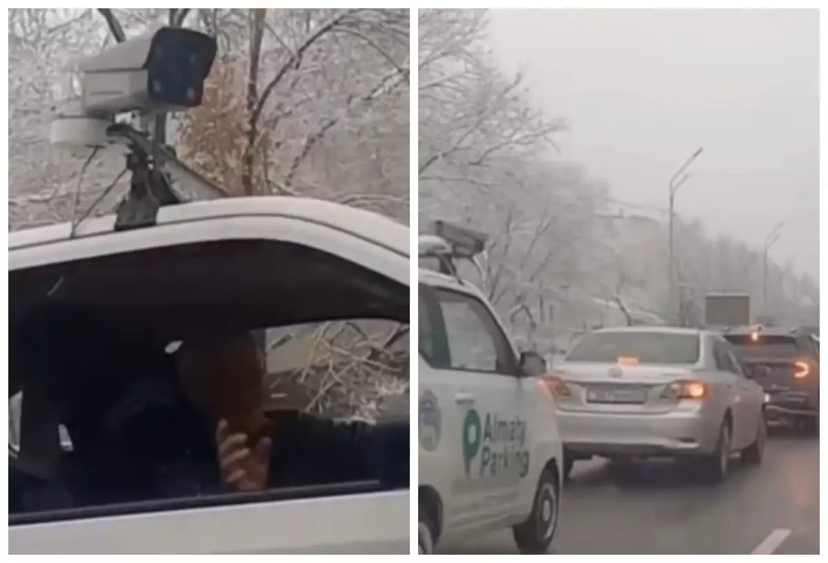 "Кептелісте жүргің келсе, төле": Алматылық тұрғын жолда келе жатып тұрақ үшін айыппұл алған