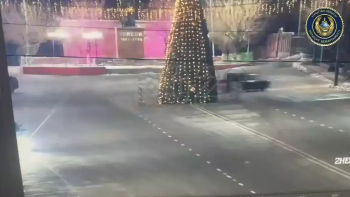 Түркістан облысында жигулимен шыршаны құлатып кеткен жүргізуші ақыры ұсталды