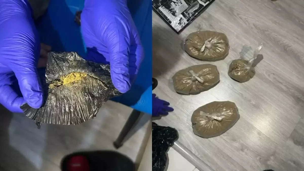 Наркотики в особо крупном размере пытались доставить в Алматы (видео)