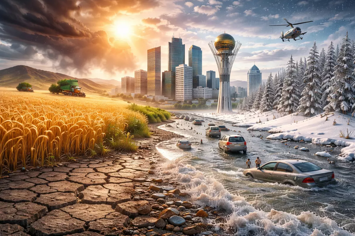 Казахстан теплеет: что происходит с погодой и чем это грозит