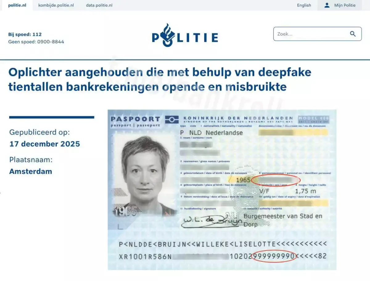 Алаяқ дипфейк арқылы 46 банк шотын ашып, кездейсоқ әшкере болды