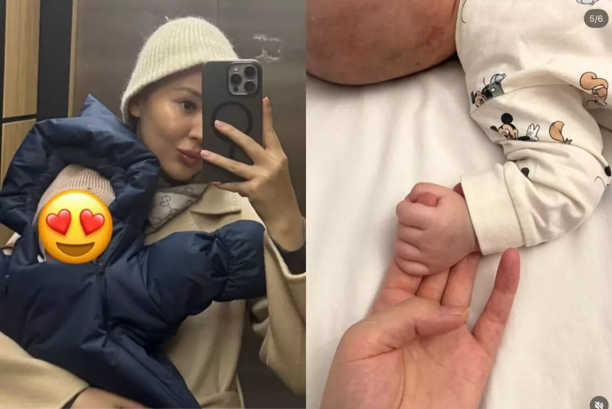 «Құдай сақтап қалды»: Гүлзира Айдарбекованың келіні 2 айлық ұлымен шұғыл ауруханаға түсті (ФОТО)