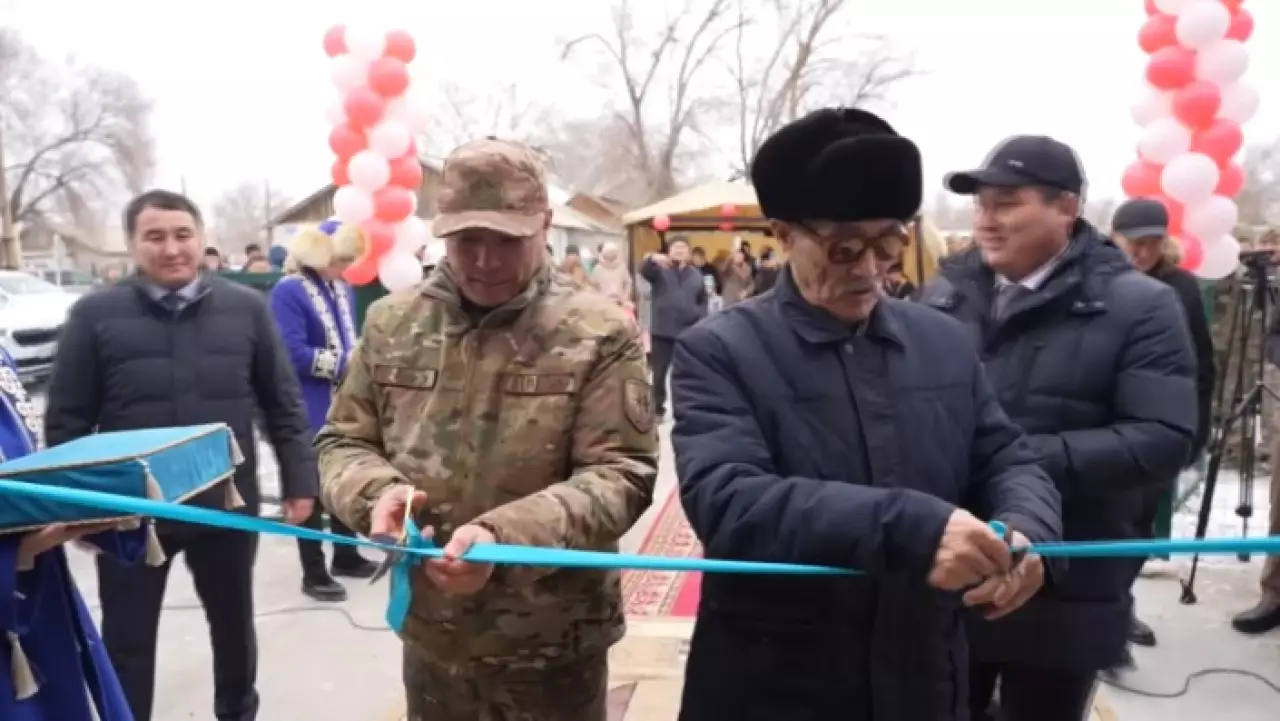 Добровольный пожарный пост открыли в селе Алмалы