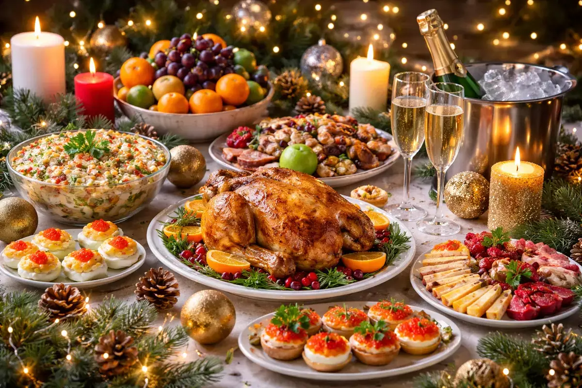 Опасные блюда и безопасные продукты: рекомендации для новогоднего стола в Мангистау - новости на Lada.kz 24.12.2025
