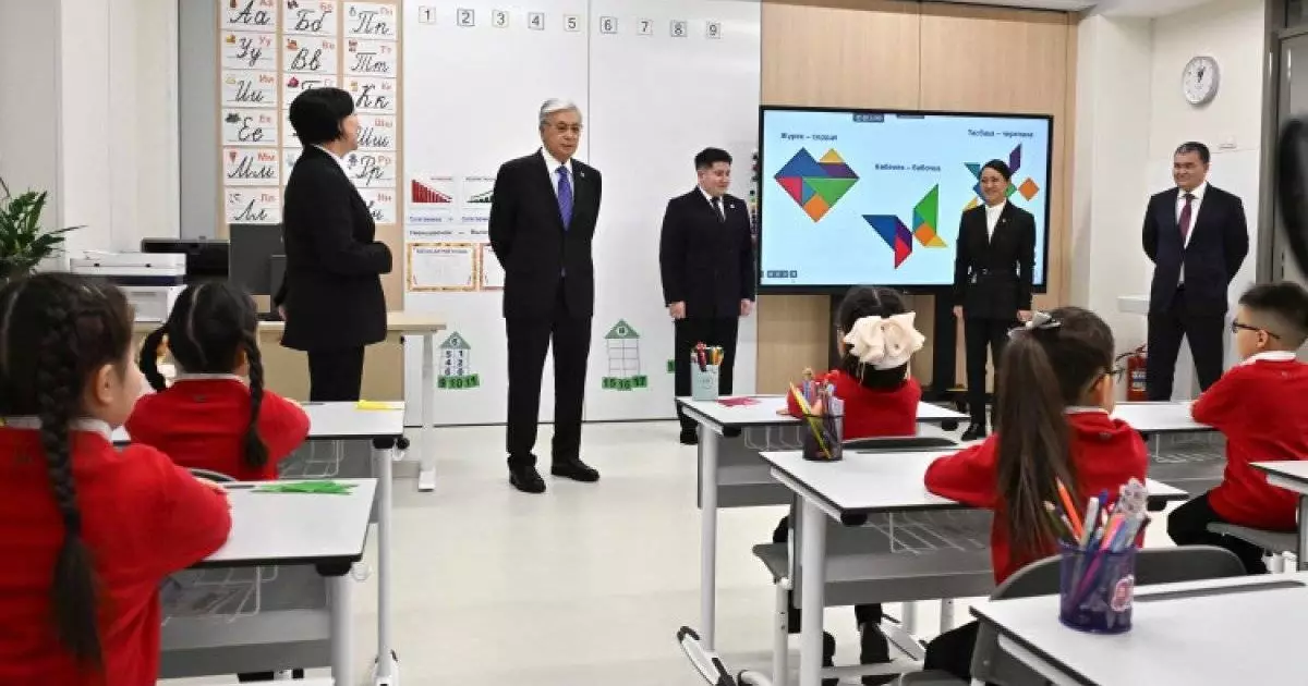  Президент New Generation School Astana ғимаратына барды 