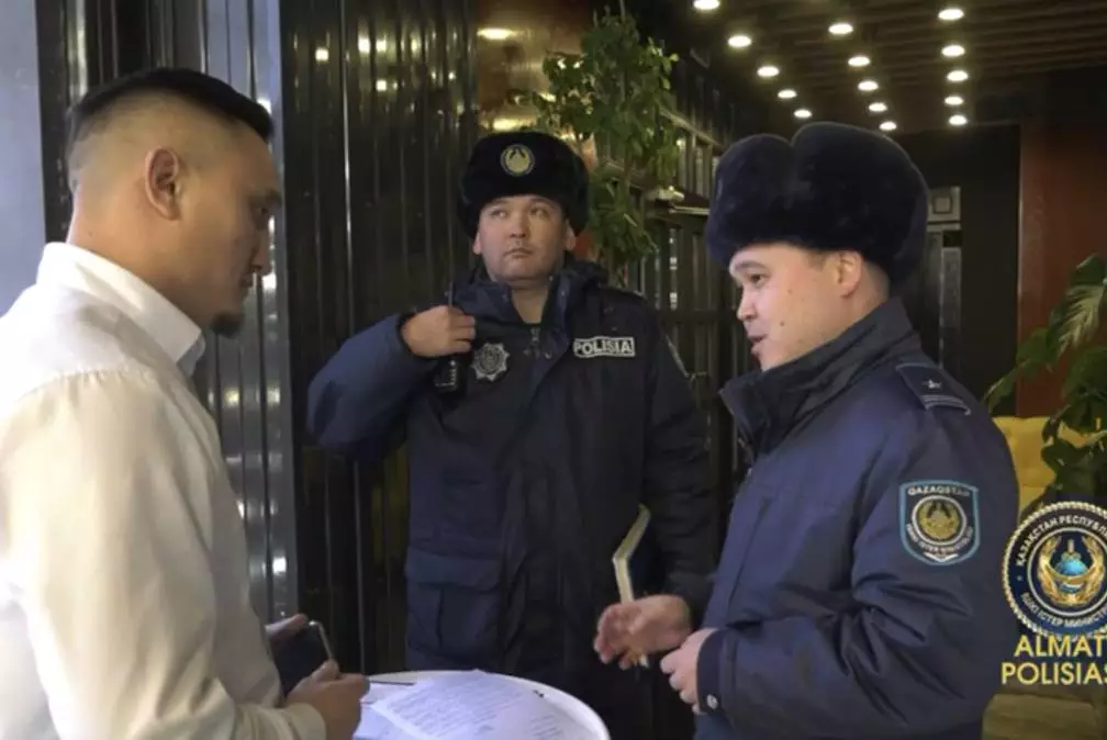 Полиция усилила рейды по ресторанам и барам Алматы в период новогодних корпоративов