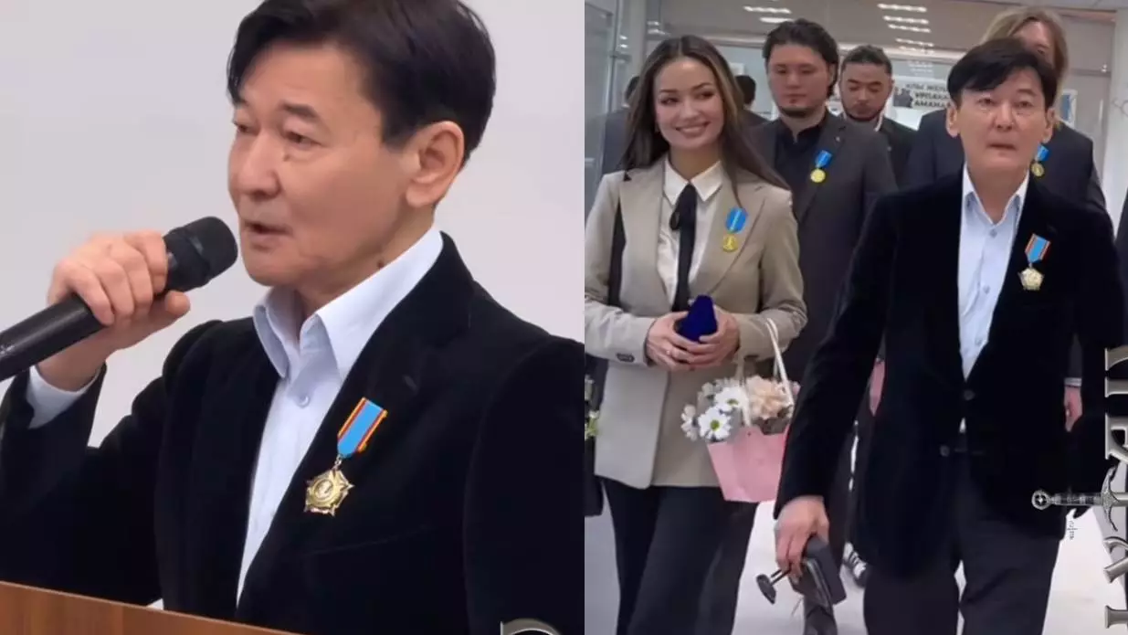 "Дұғаларыңыздың арқасы": Қыдырәлі Болманов "Намыс" орденімен марапатталды (ВИДЕО)