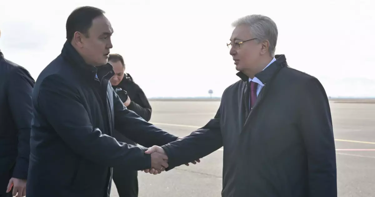   Қасым-Жомарт Тоқаев Жамбыл облысына барды   