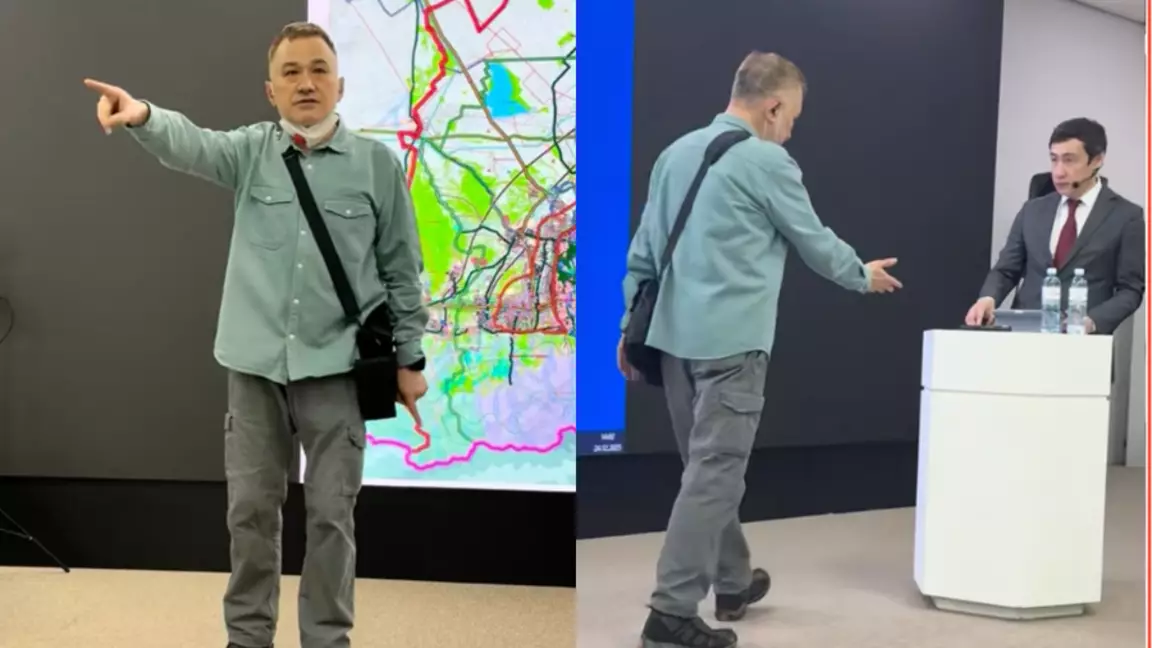 Алматыда қоғамдық тыңдау кезінде белсенді заң бұзушылыққа наразылық танытты