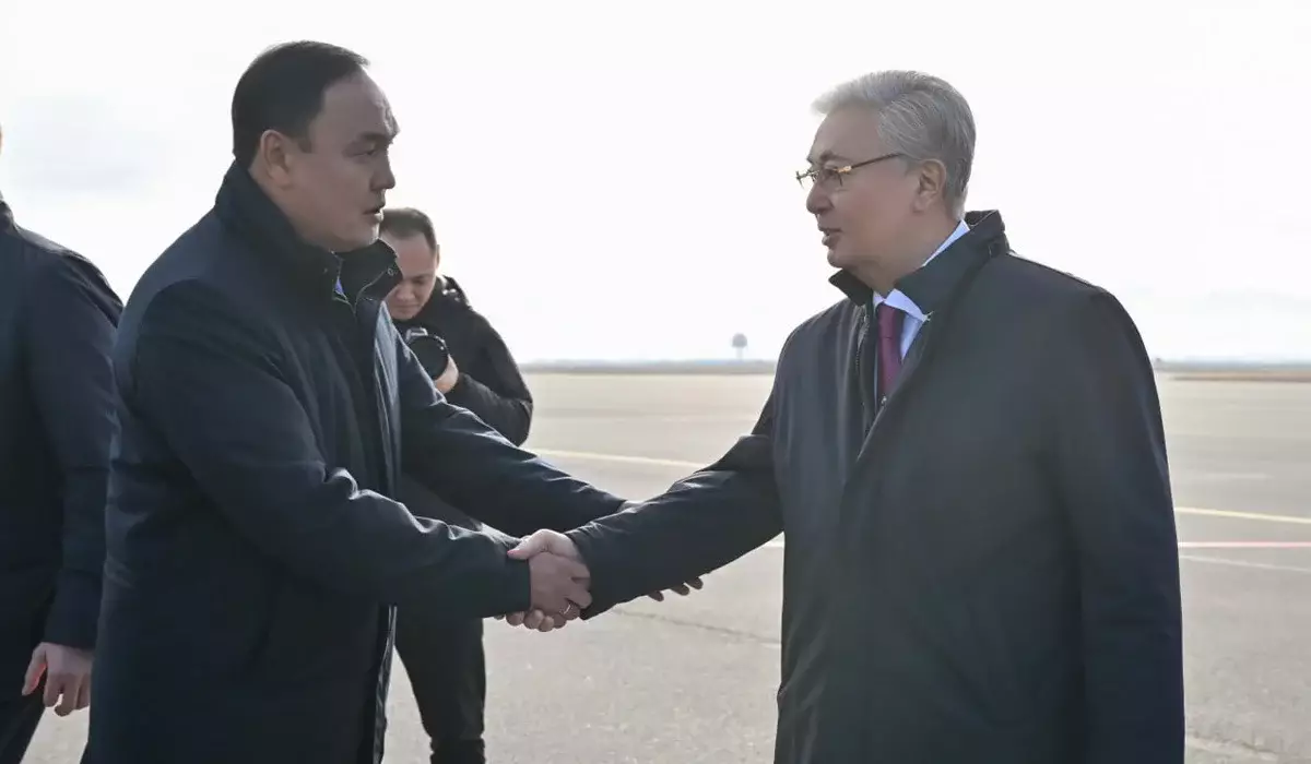 Токаев прибыл в Жамбылскую область
