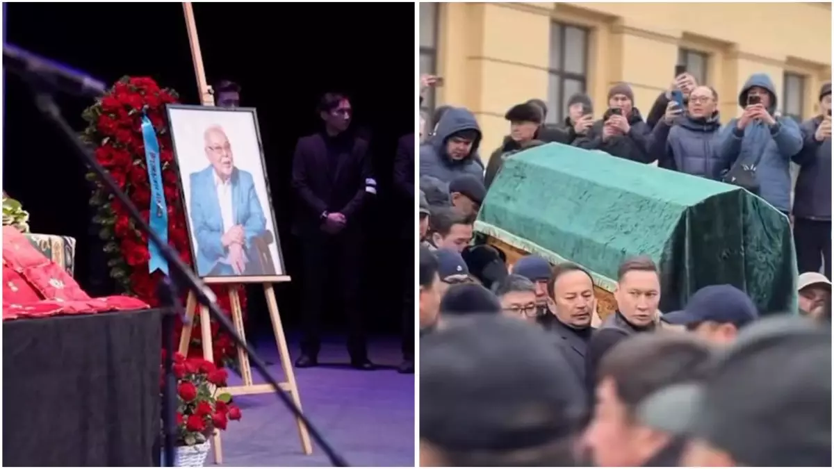 «Тойда жүргендей»: Асанәлі Әшімовтің жаназасына барған Сәкен Майғазиев сынға қалды
