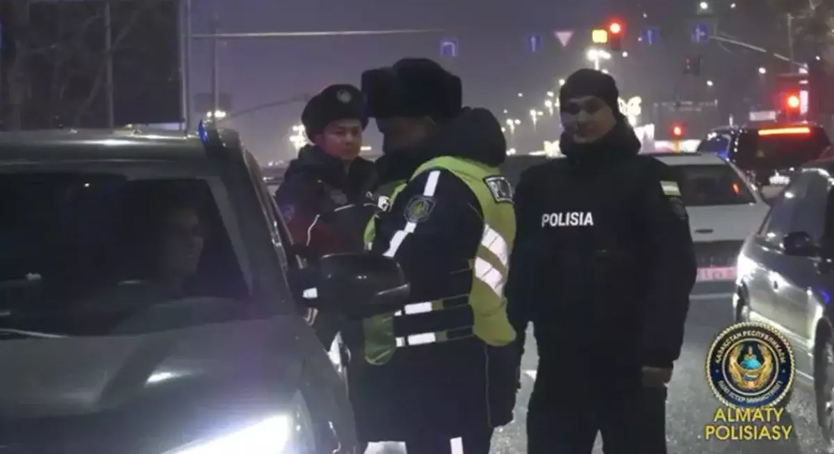 Алматыда мереке қарсаңында патрульдік полиция экипаждарының саны артты