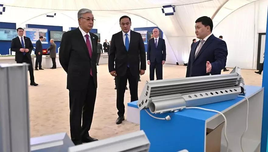 Касым-Жомарт Токаев ознакомился с инвестиционными проектами Жамбылской области