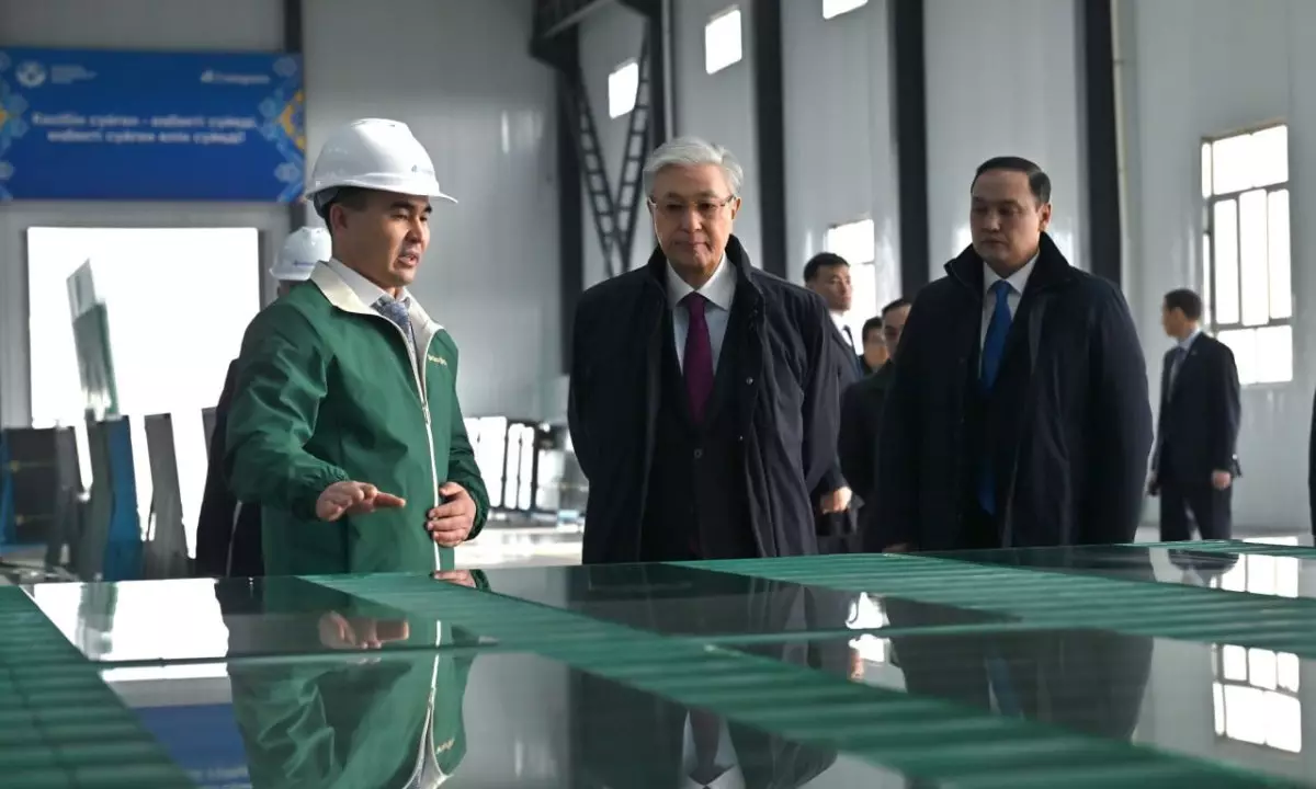 Президент 1 миллиард инвестция салынған кәсіпорын қызметімен танысты