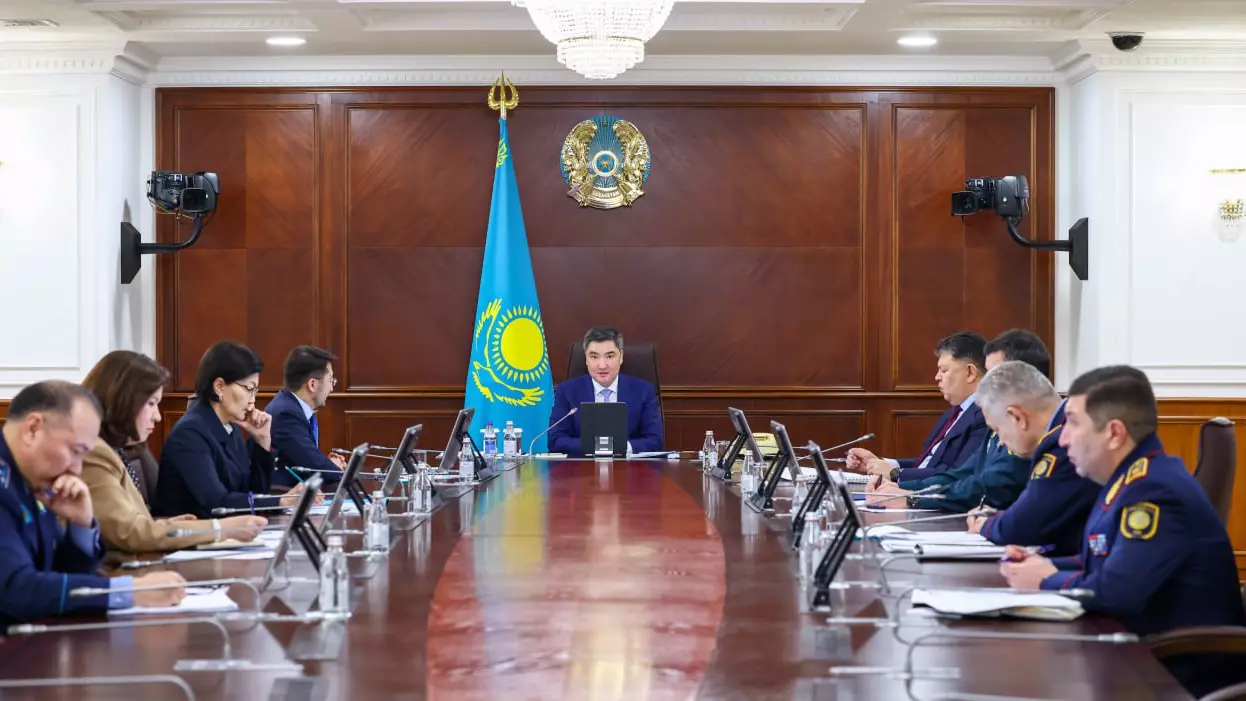 Олжас Бектенов тәртіп сақшыларына тапсырма берді