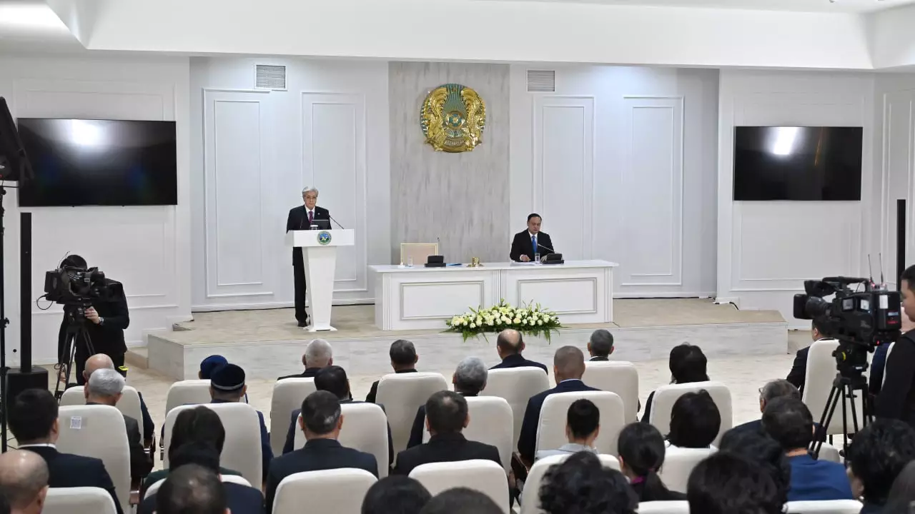 Тоқаев Жамбыл облысының жұртшылығымен кездесеті 