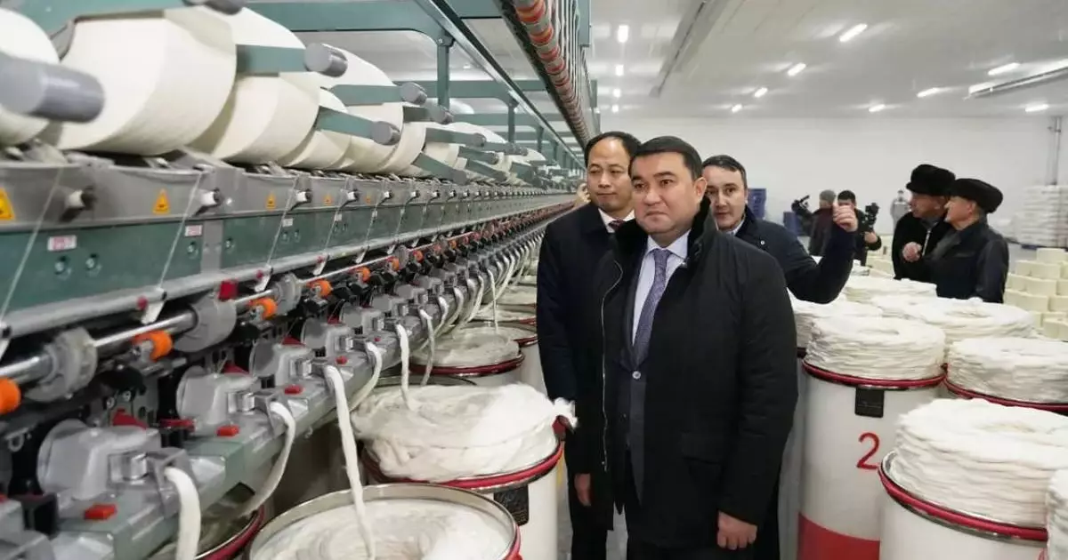  Түркістанда мақта агроөнеркәсіптік кешені іске қосылды 