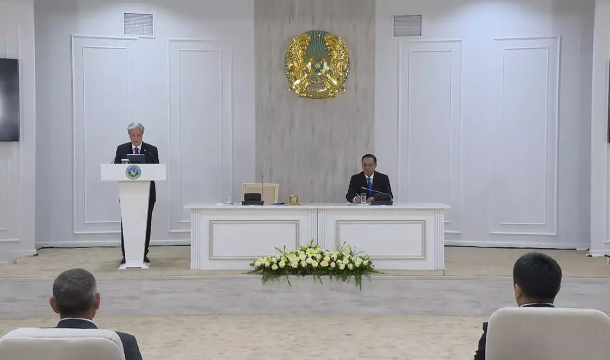 Президент выразил благодарность жителям Жамбылской области за вклад в развитие страны