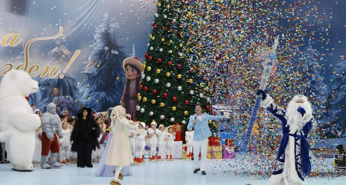 Полный чудес Новый год: в Жетісу на Президентской елке детей порадовал искусственный интеллект