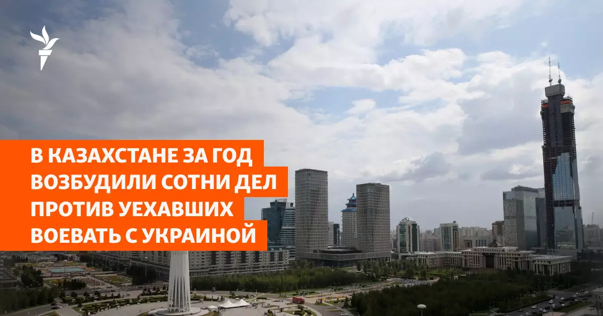 В Казахстане за год возбудили сотни дел против уехавших воевать на стороне России в Украине.