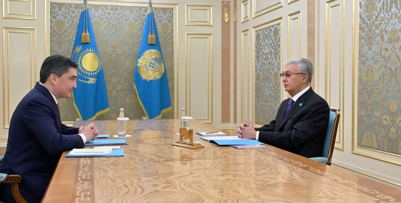Президент Премьер-министр Олжас Бектеновті қабылдады