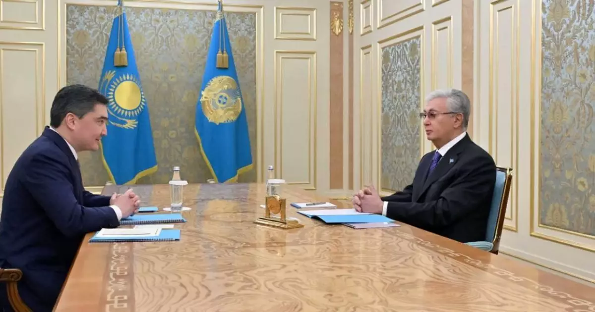  Президент Олжас Бектеновті қабылдады 