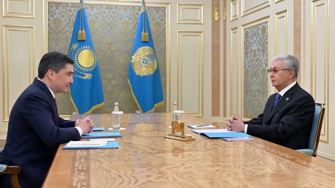 Президент Премьер-министр Олжас Бектеновті қабылдады