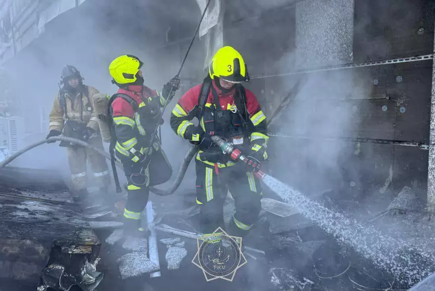 В одном из ресторанов Астаны вспыхнул пожар