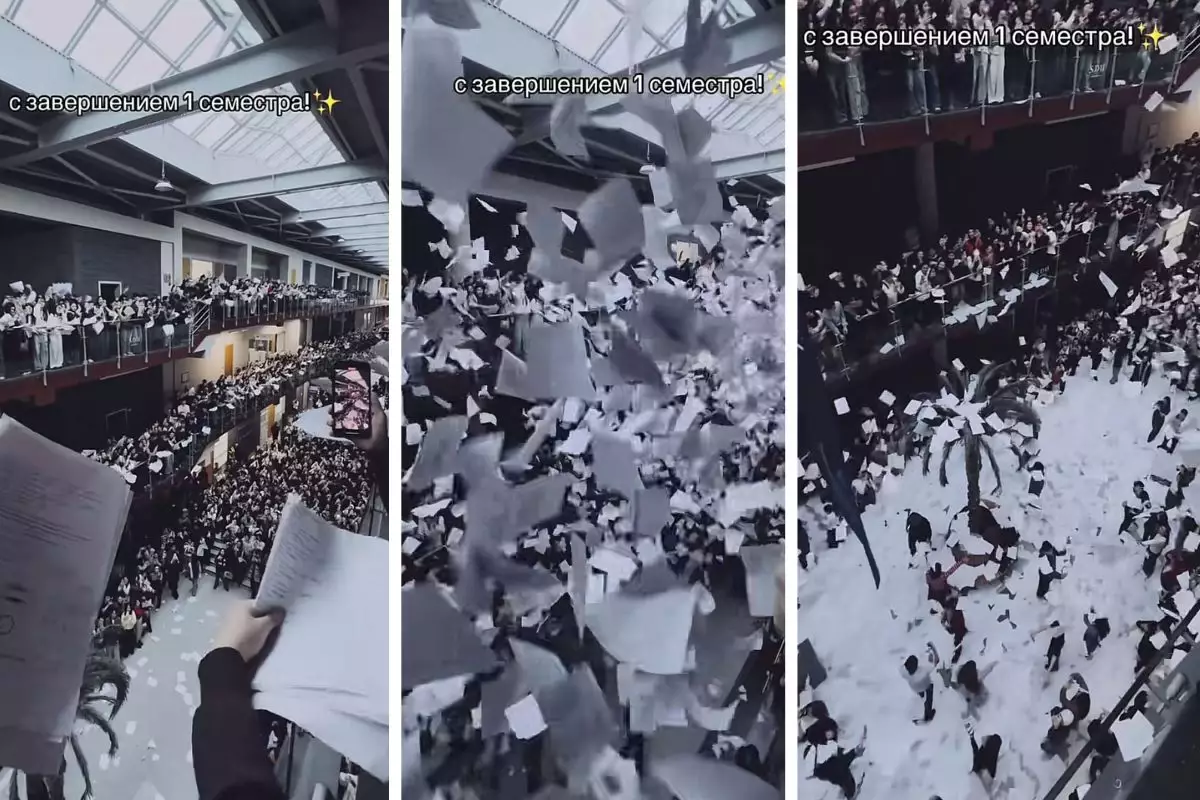 "Мұның бәрін кім жинайды?" Желіде SDU университетінің ерекше дәстүрі қызу талқыға түсті