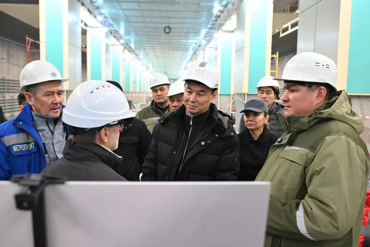 В Алматы завершили строительство левого тоннеля метро до станции «Калкаман»