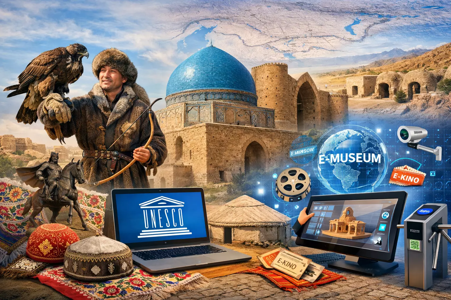 ЮНЕСКО тізімі мен цифрлық серпін: Қазақстан тарихи-мәдени мұраны сақтаудың жаңа кезеңіне қадам басты
