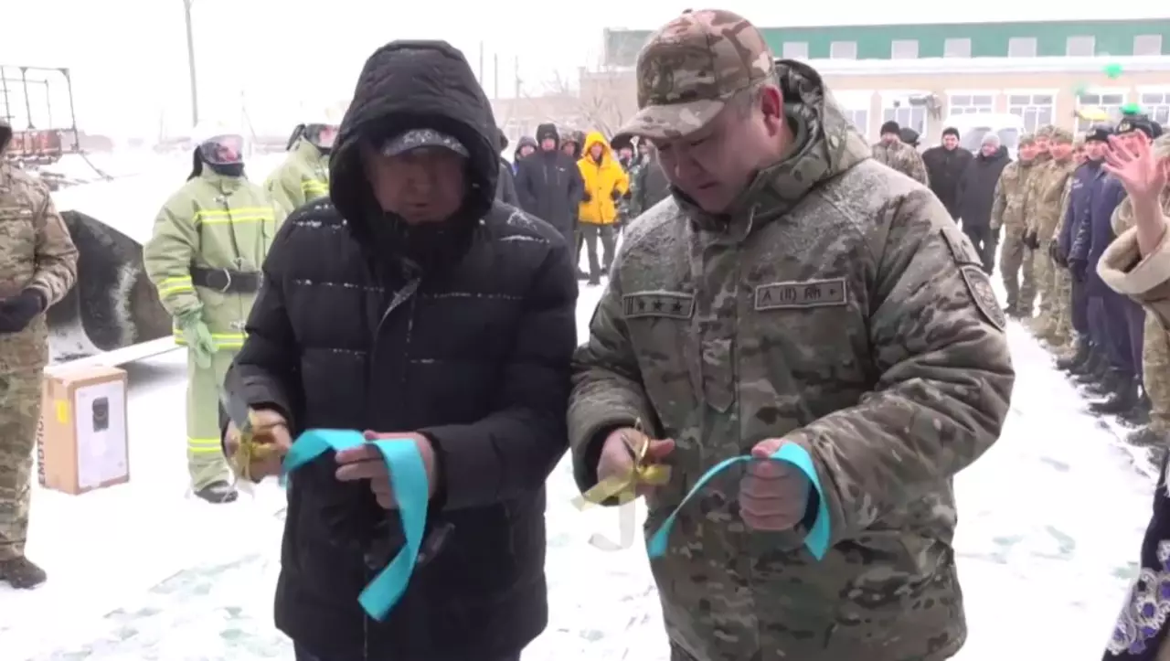 Павлодар облысында өрт сөндіру бекеті ашылды