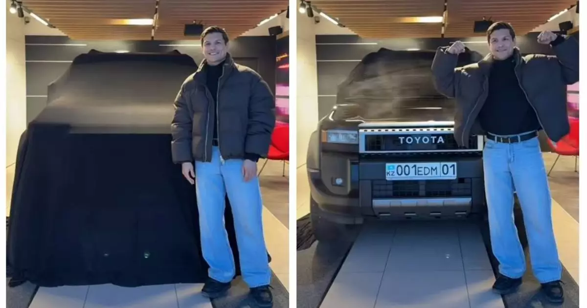  `Көрімдік күтемін`: Данияр Елеусінов су жаңа көлік сатып алды 