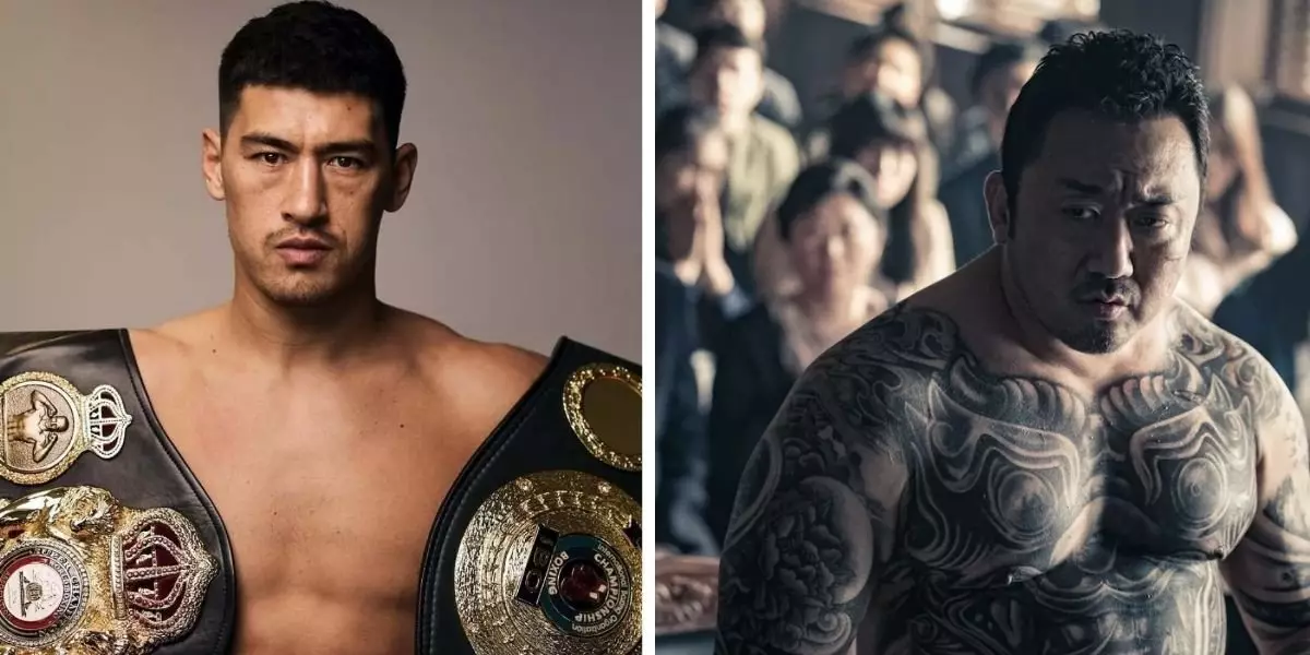 Дмитрий Бивол вышел на ринг с героем Marvell