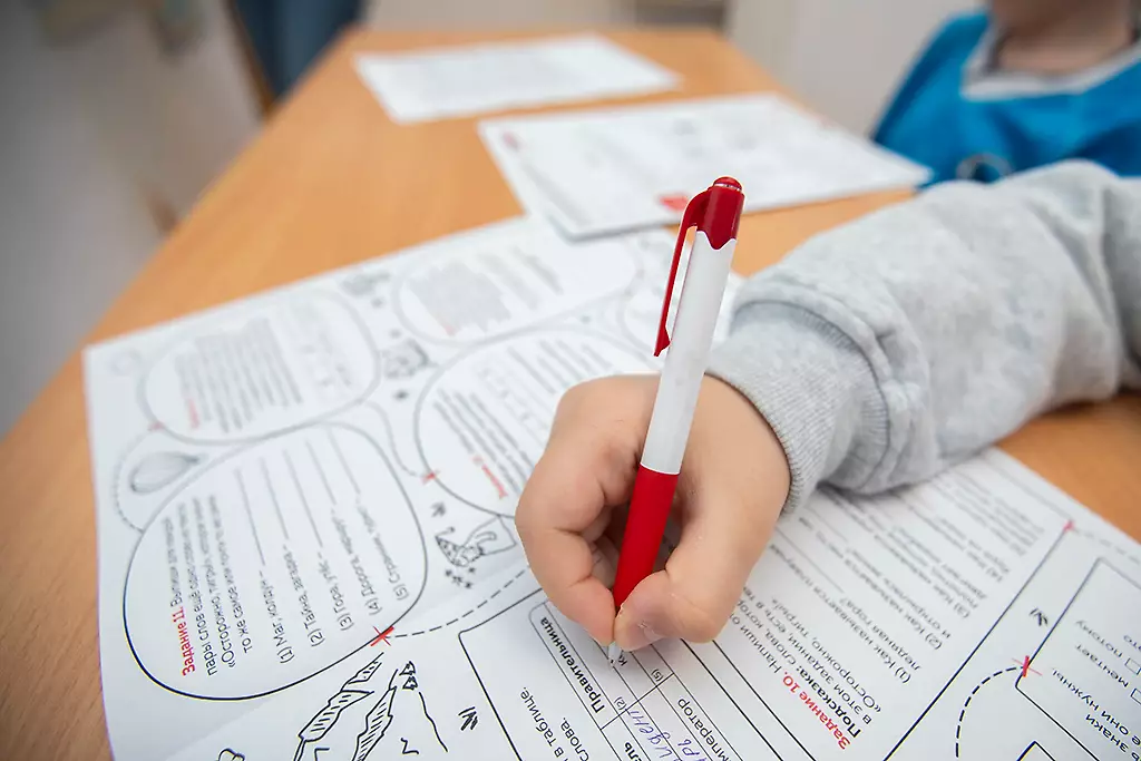 Сёстры из Казахстана, которых не брали в школу, сдали тест по русскому языку в Тюмени.