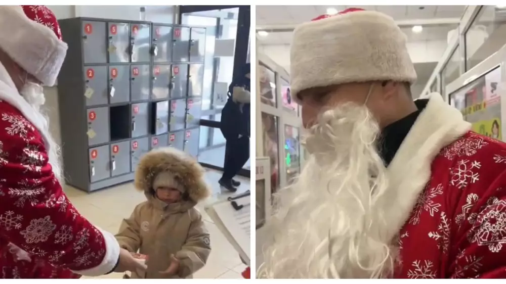 Дед Мороз против мошенников: необычную акцию провели в Карагандинской области