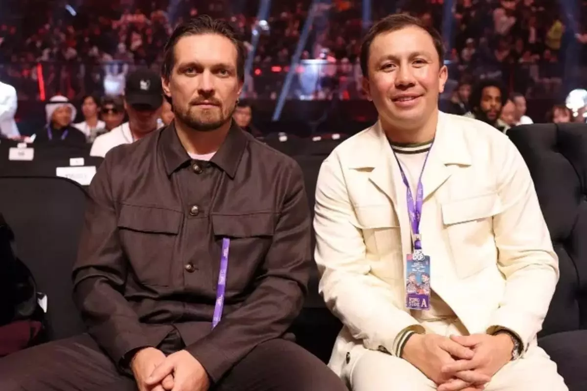 Почему встреча Головкина и Усика в Эр-Рияде стала больше, чем просто светским выходом