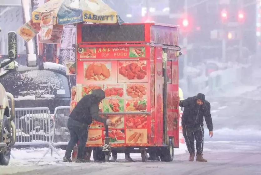 Зимний шторм парализовал Нью-Йорк и привел к отмене сотен авиарейсов