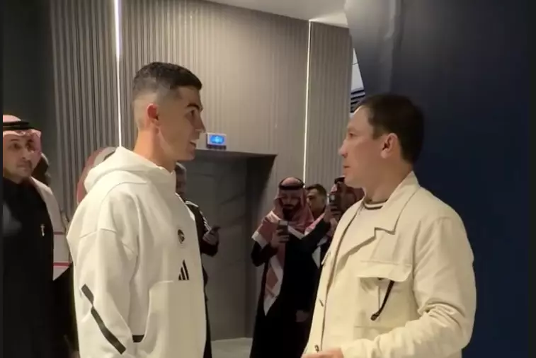 Головкин встретился с Криштиану Роналду в Эр-Рияде