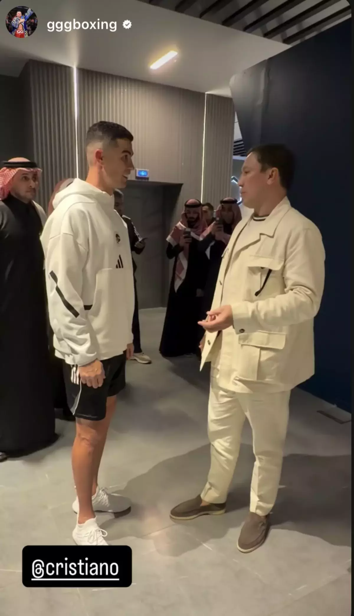 Эр-Риядтағы кездесу – Геннадий Головкин мен Криштиану Роналду кезекті рет жүздесті