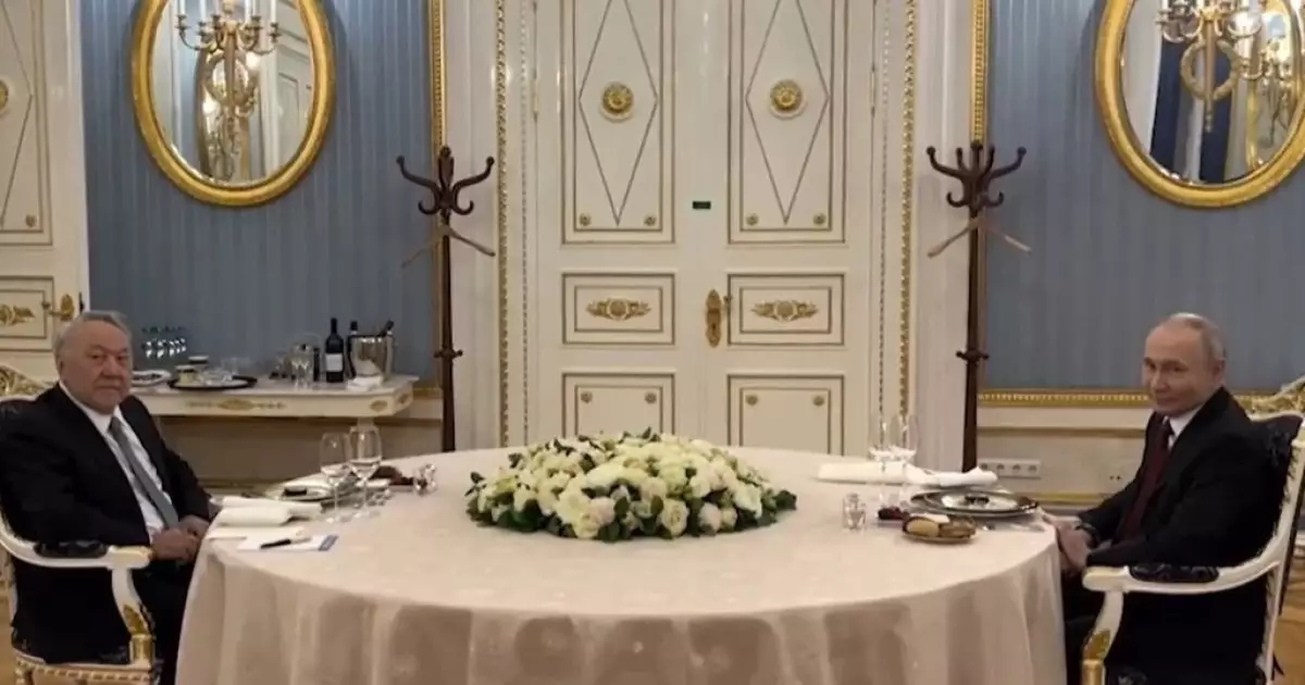  Путин Кремльде Нұрсұлтан Назарбаевты қабылдады 