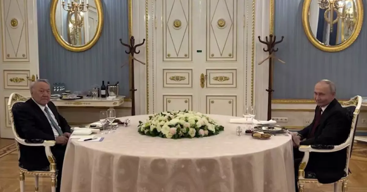  Назарбаев пен Путин Кремльде кездесті 