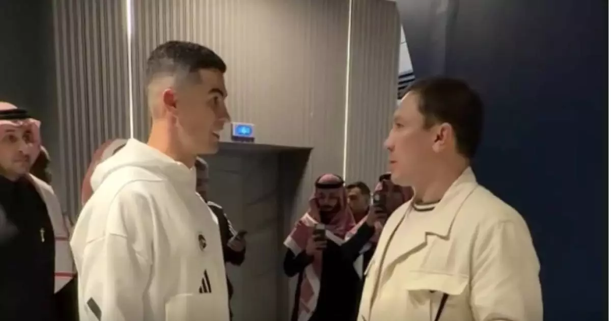  Криштиану Роналду и Геннадий Головкин встретились в Эр-Рияде 