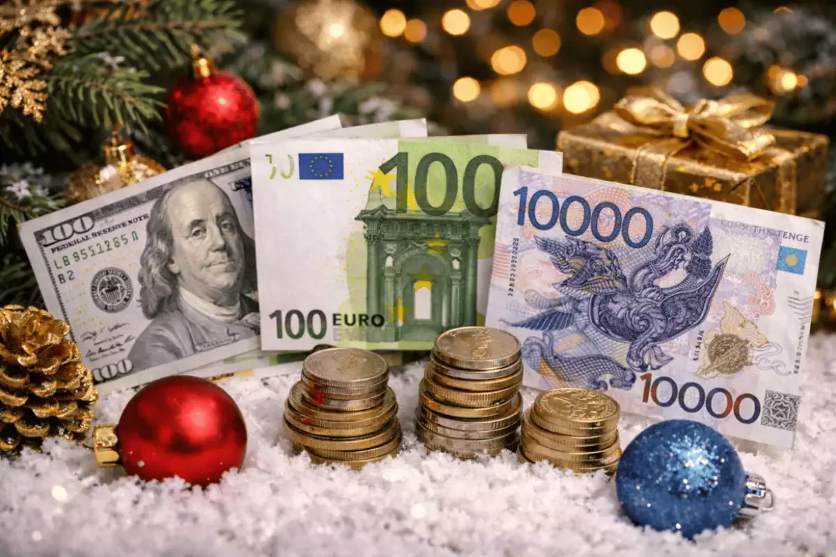Доллар дешевеет, евро дорожает: курсы НБ РК перед Новым годом