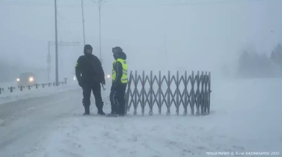 Бірқатар облыста ауа райына байланысты жол жабылды